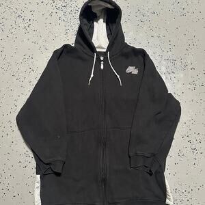 Vintage 00s Nike Air Black Zip Up Jacket